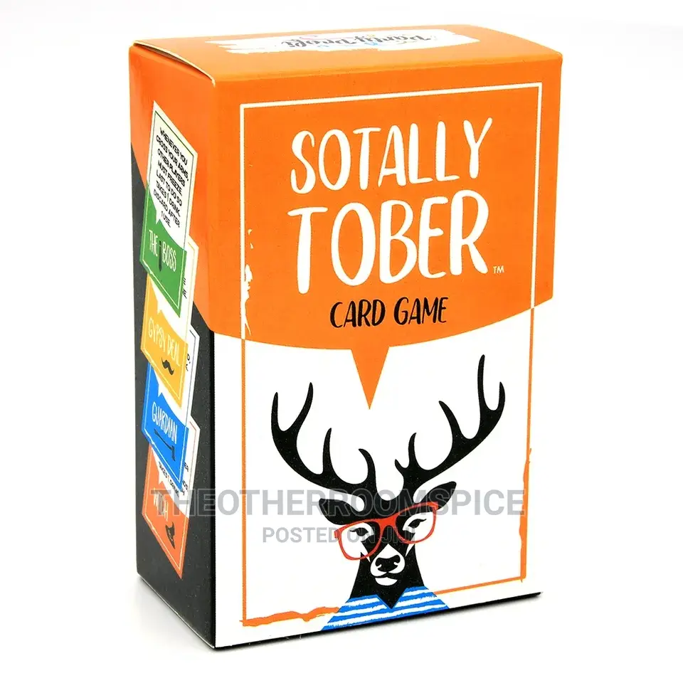 The Sotally Tober Drinking Party Card Game for Adult Friends