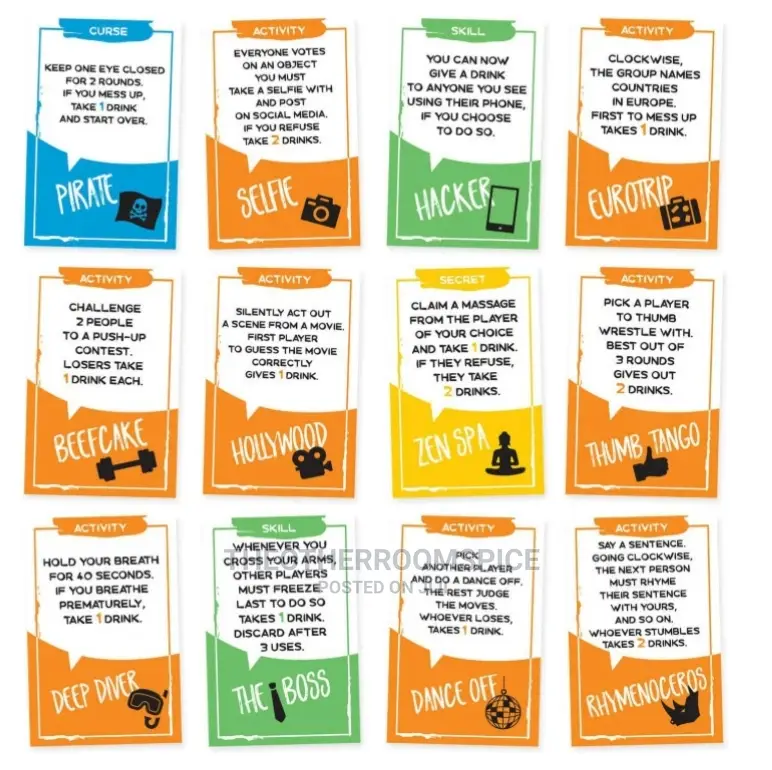 The Sotally Tober Drinking Party Card Game for Adult Friends
