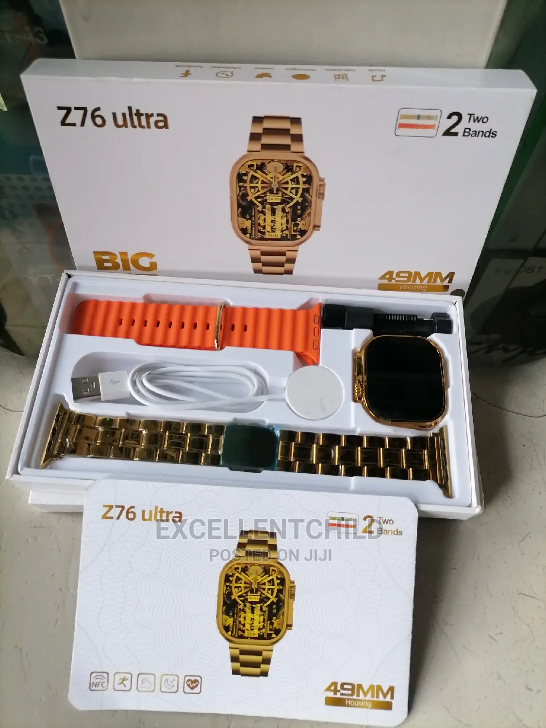 Z76 Ultra Smart Watch 49mm With 2 Strap