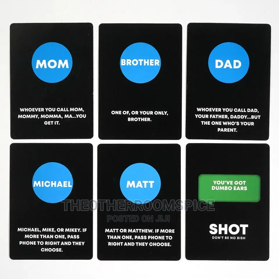 Text or Drink Adult Party Drinking Card Game