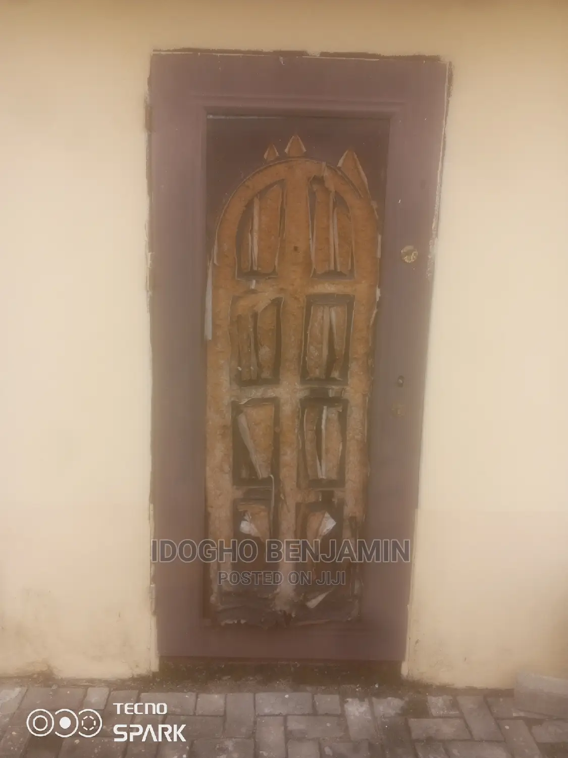 Change Damage Wood Panel for Security Door