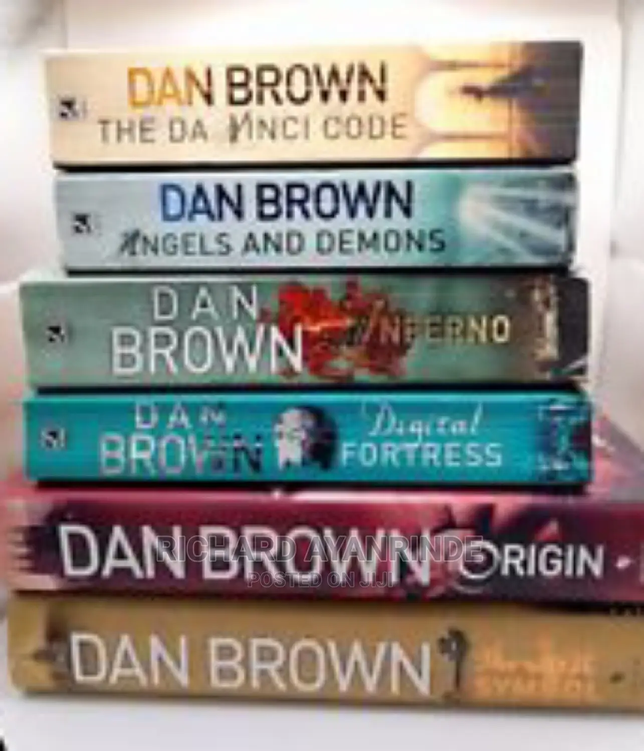 Collection of Dan Brown Novels