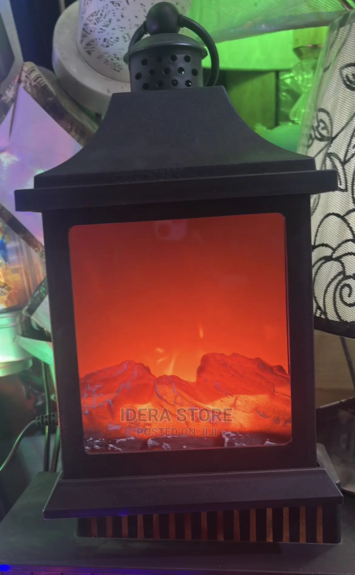 Outdoor Led Table Lamps Artificial Fireplacecandlesti Flame