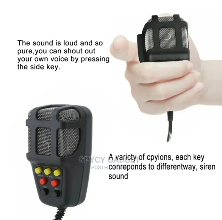 7 Tones Electronic Siren Horn