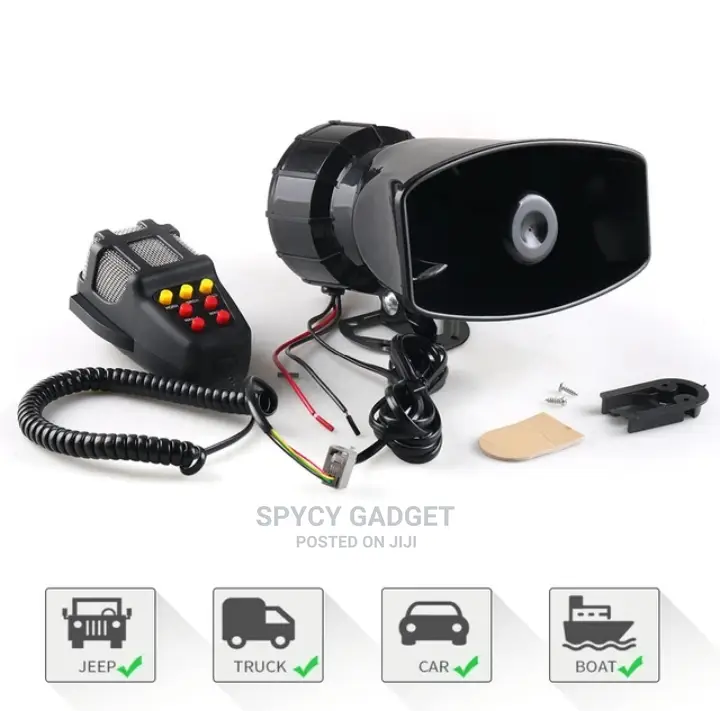 7 Tones Electronic Siren Horn