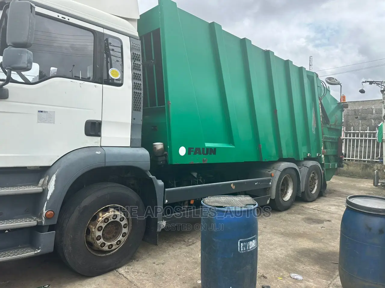 Man Diesel Waste Compactor 8 Tyres