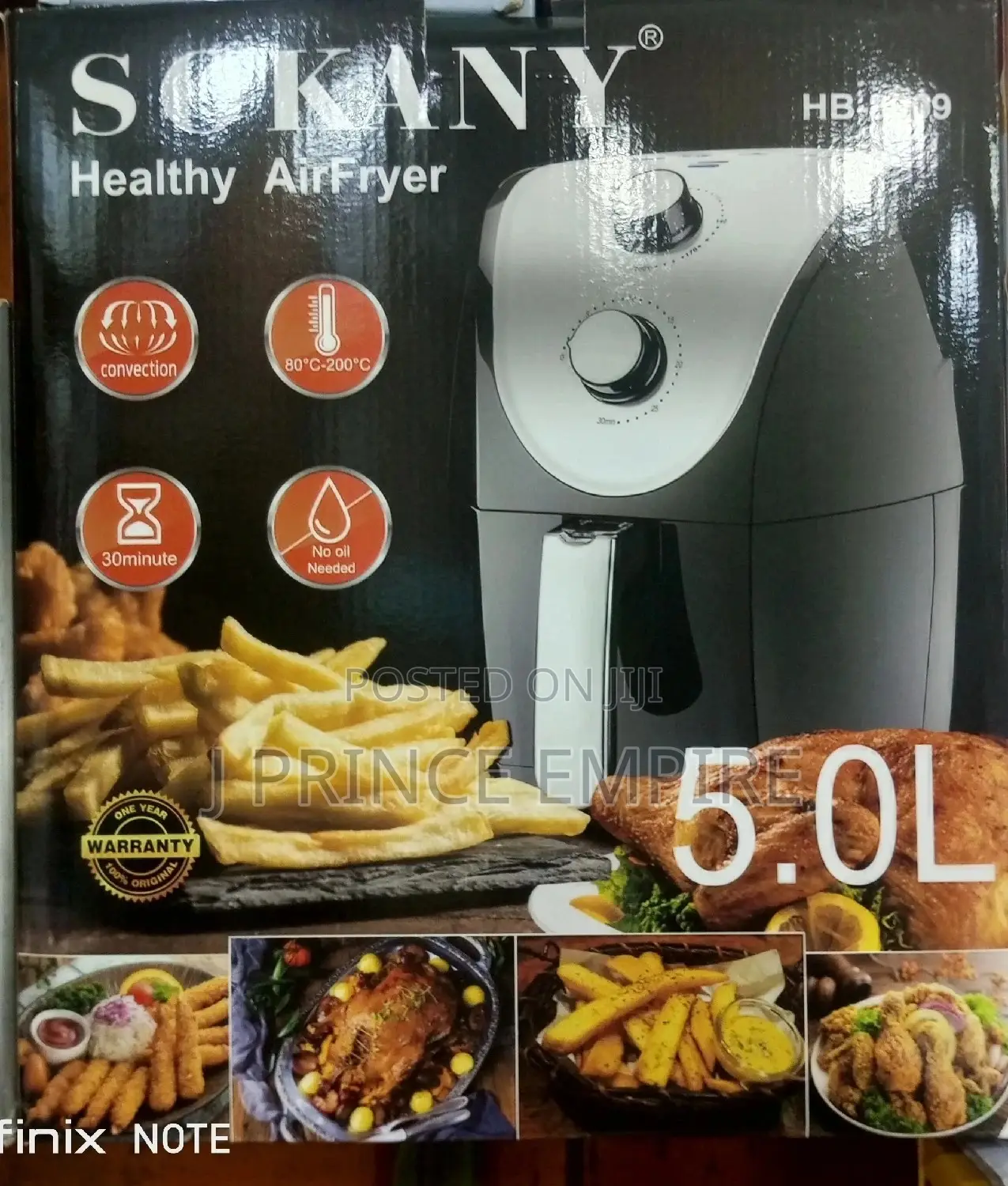 5.0l Sokany Air Fryers