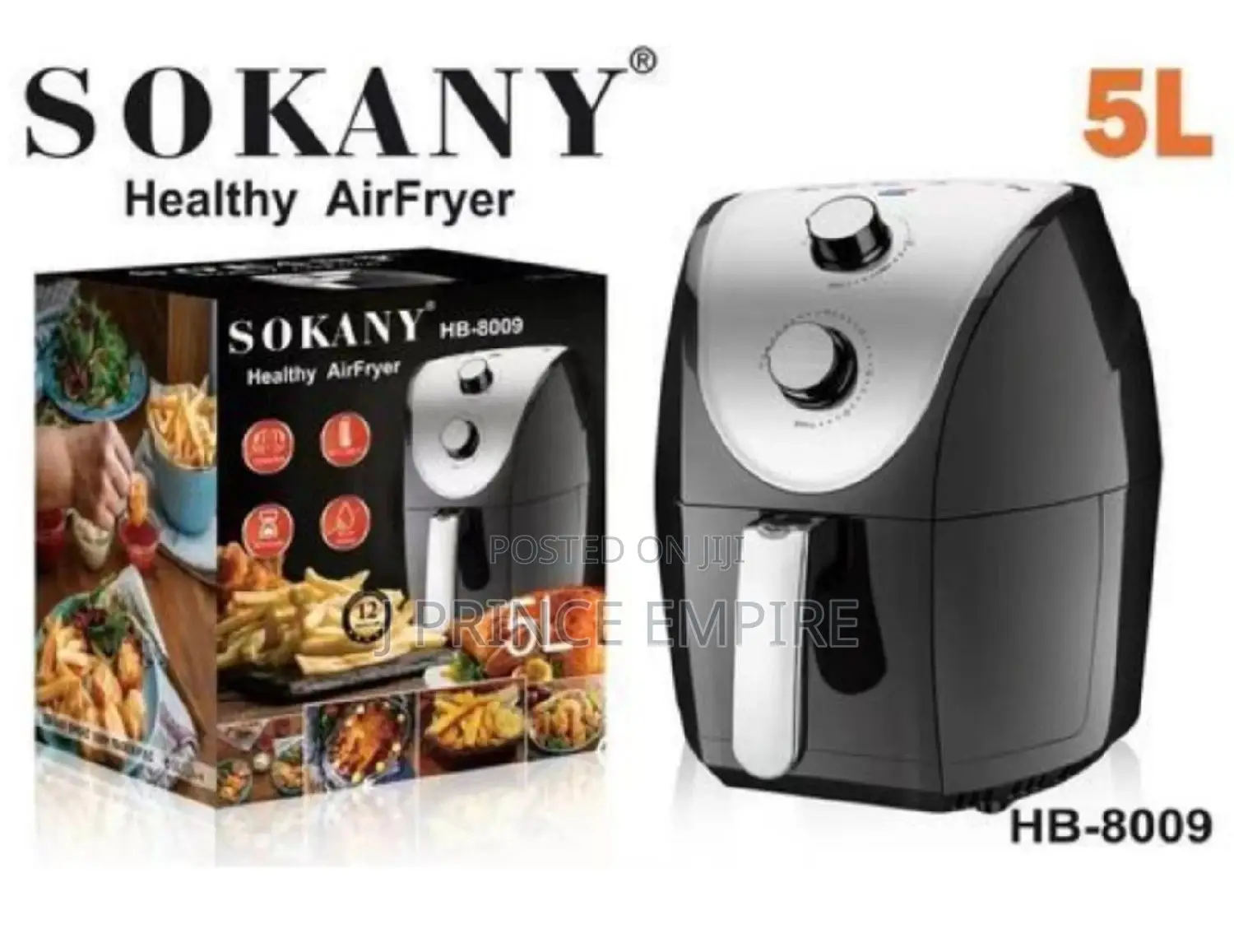 5.0l Sokany Air Fryers