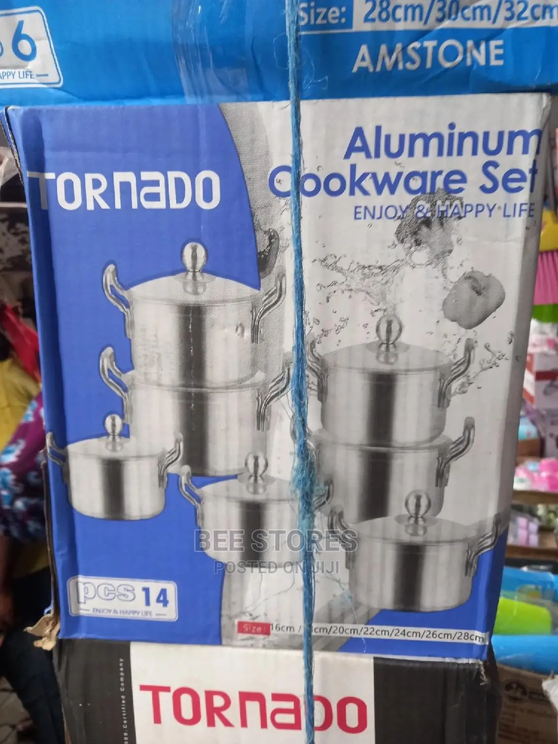 Tornado Aluminum Cooking Pot 14pieces Set