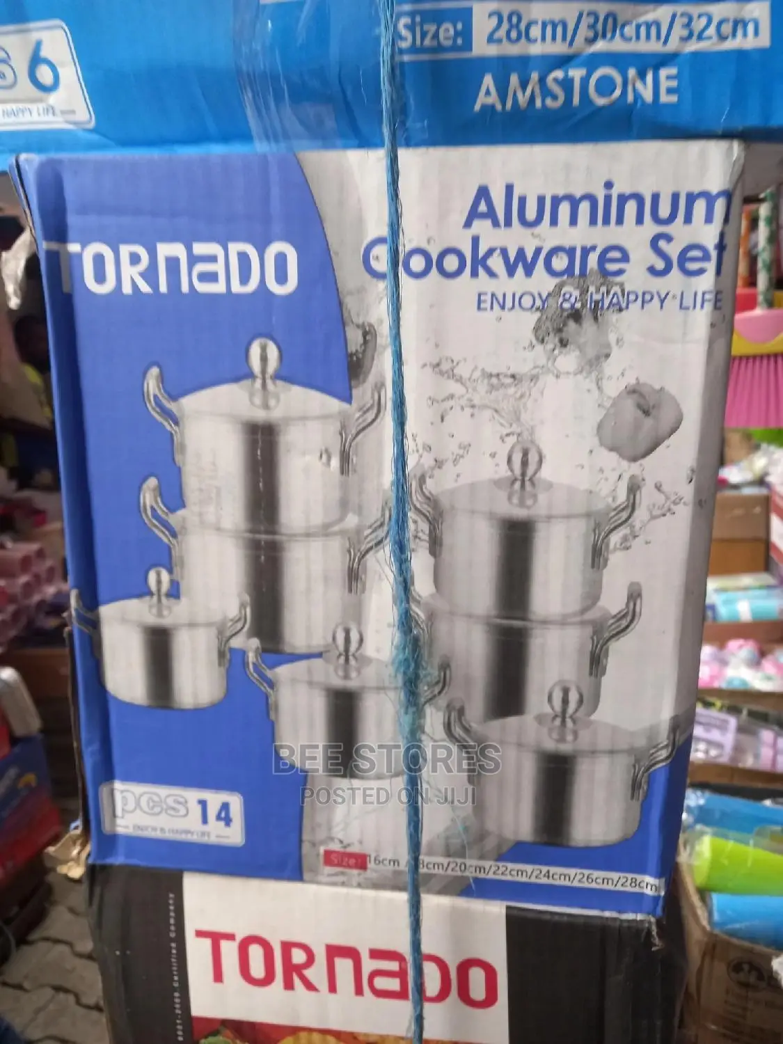 Tornado Aluminum Cooking Pot 14pieces Set