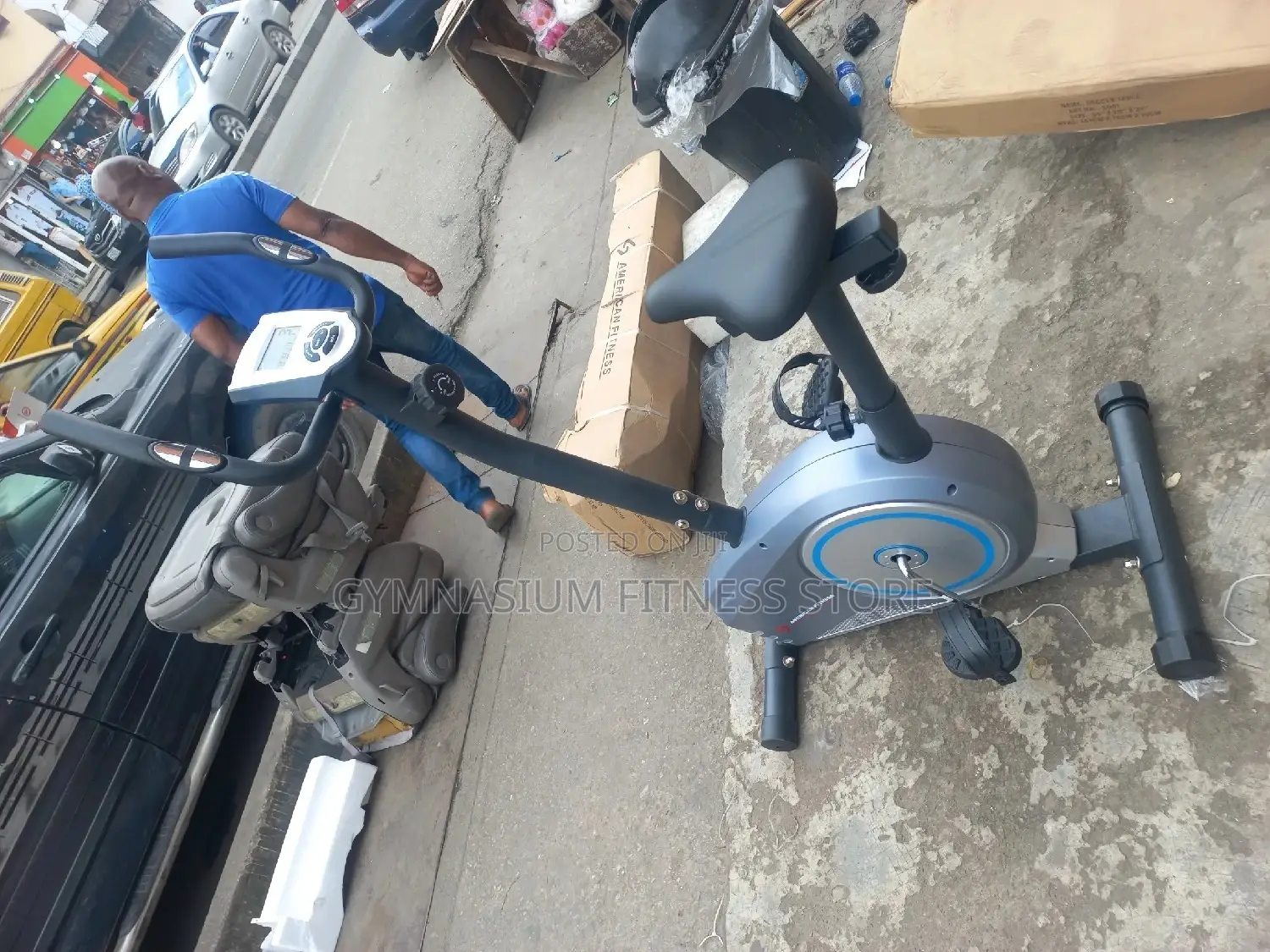 Upright American Fitness Bike 3
