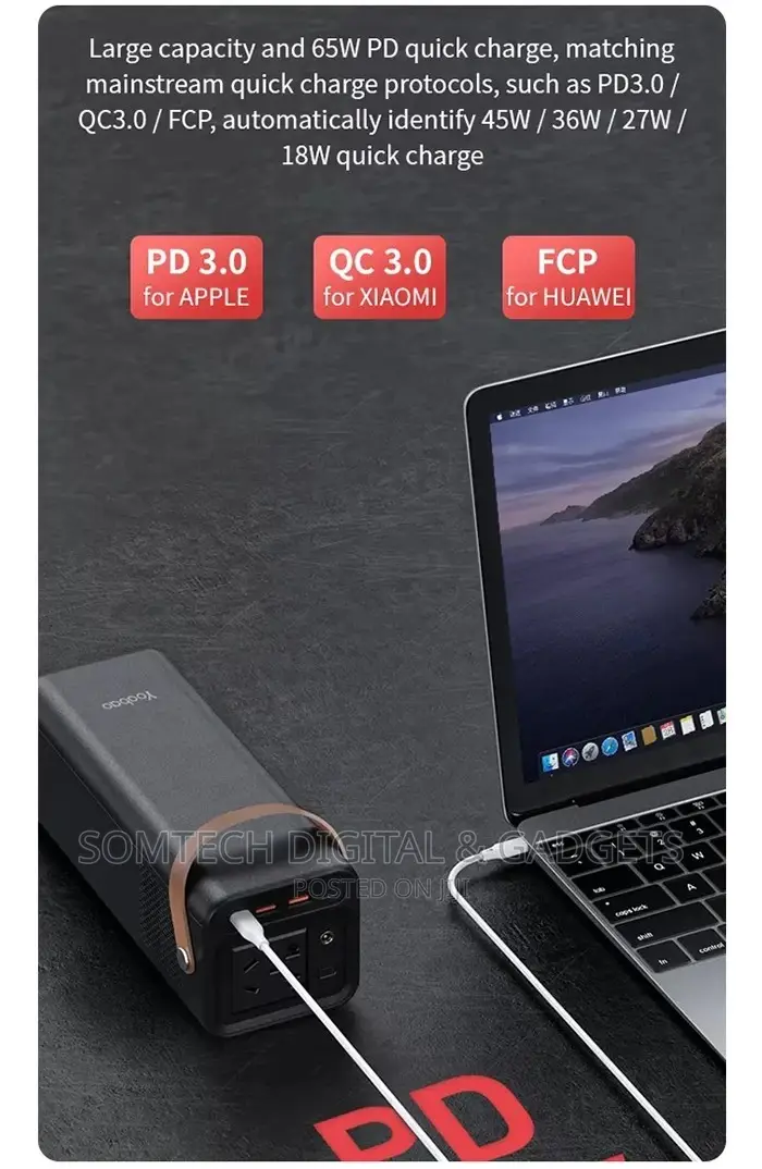 Yoobao Laptop Power Bank En200w 52800mah