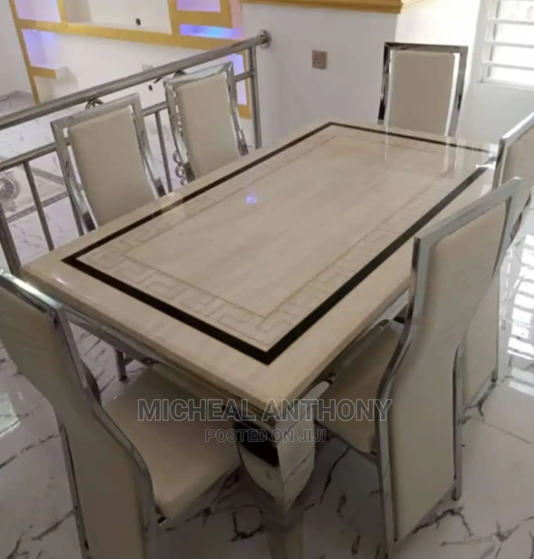 Versace Marble Dining By Six Milk Color