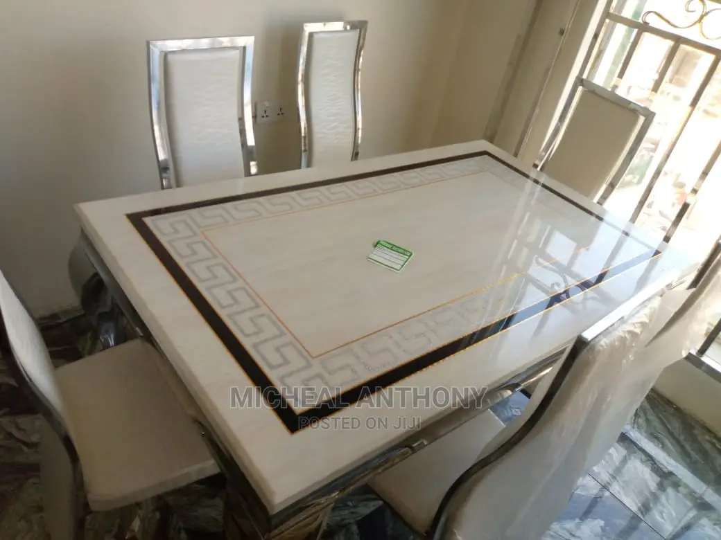Versace Marble Dining By Six Milk Color