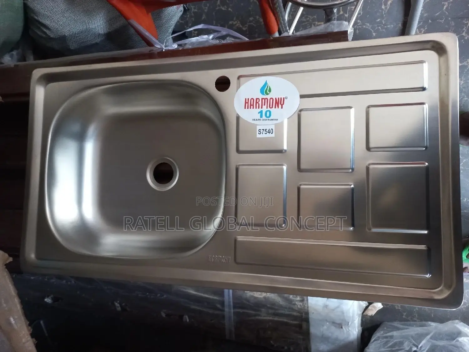 Single Bowl With Tray Kitchen Sink