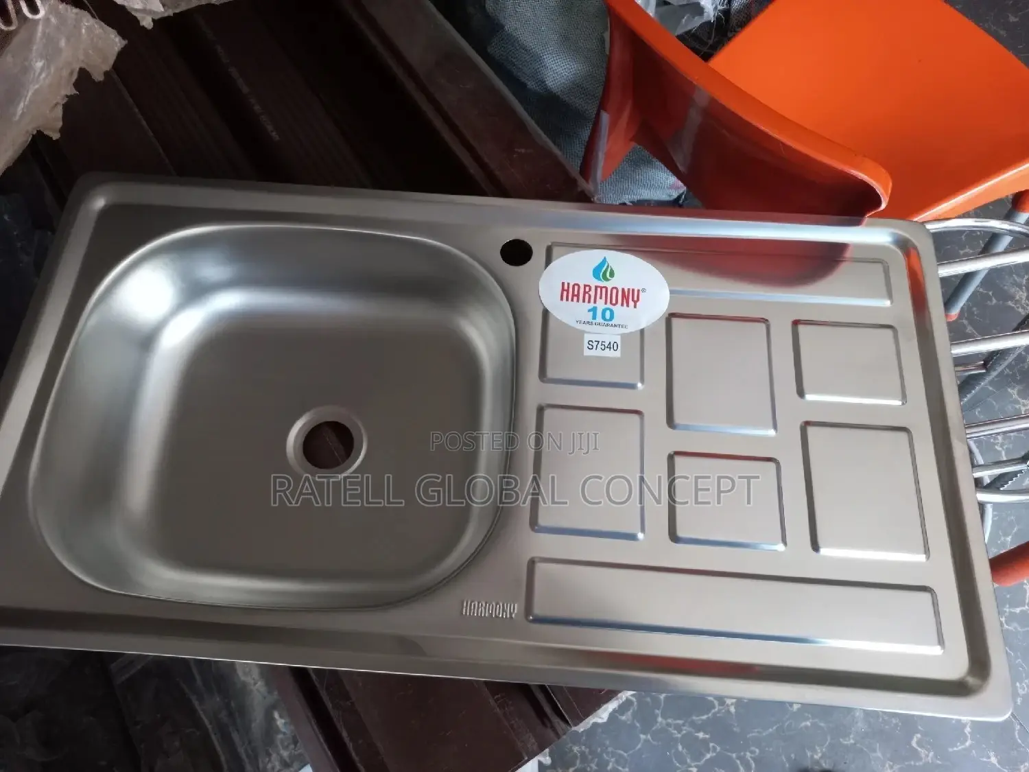 Single Bowl With Tray Kitchen Sink