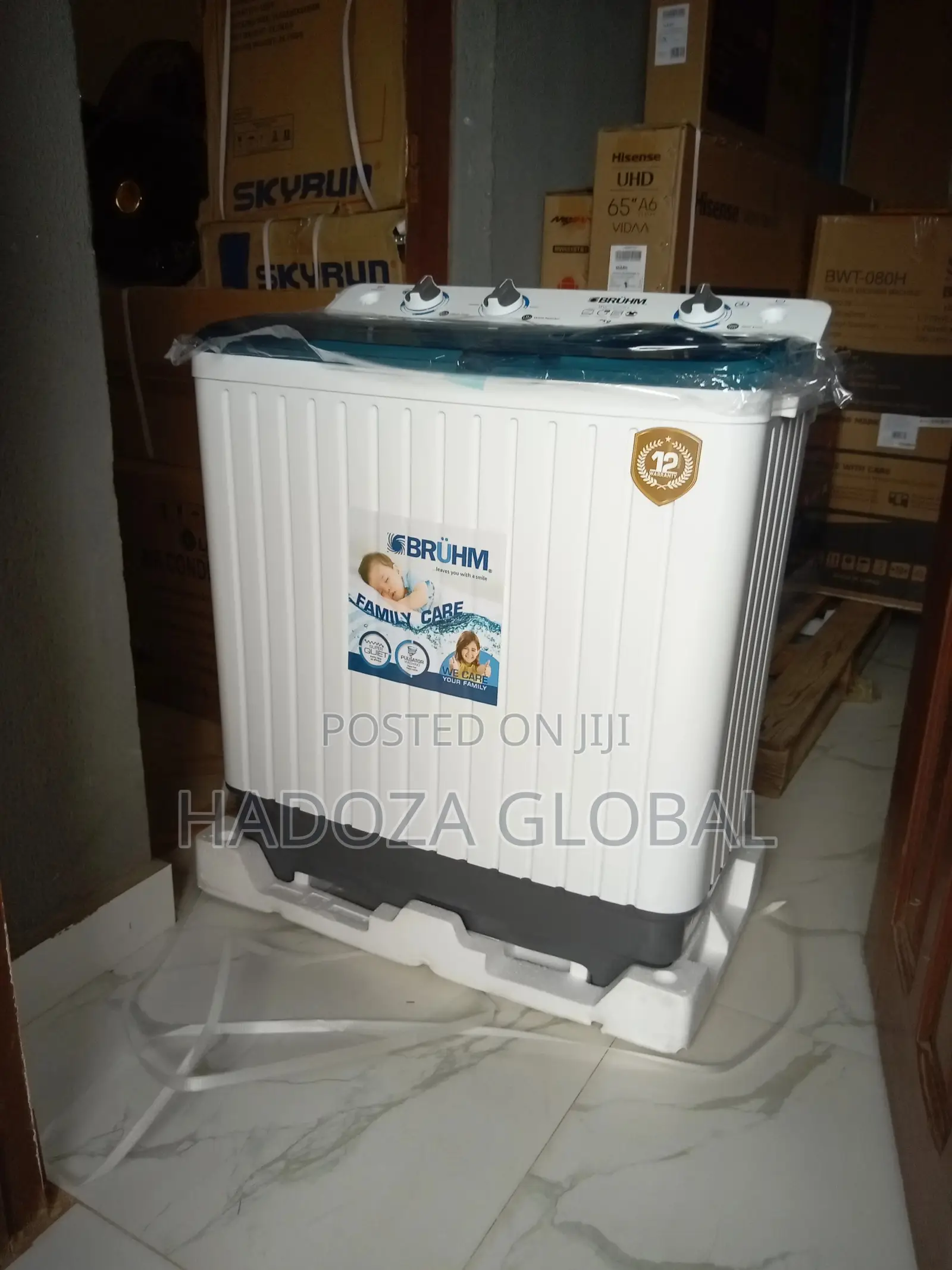 Bruhm Semi Automatic Washing Machine (7kg)
