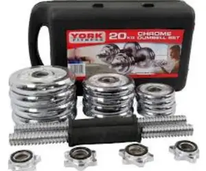 20 Kg Chrome Adjustable Dumbell