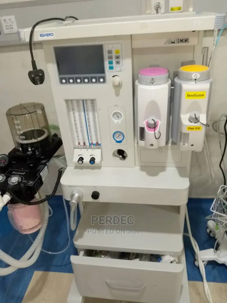 Anaesthesia Machine With Display Screen and Two Vaporisers