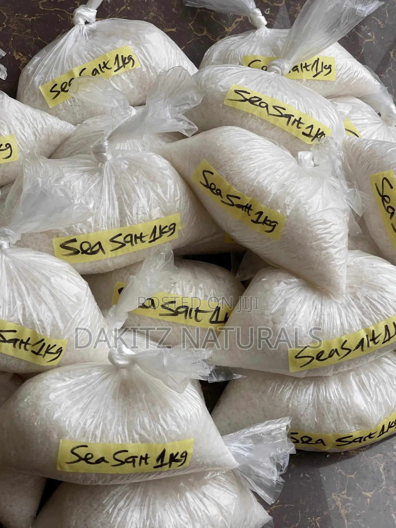 Sea Salt Natural White Sea Salt 1kg (Edible)