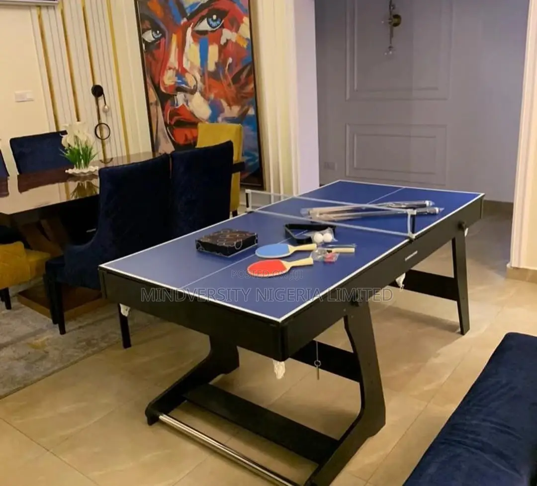 3 in 1 Foldable Snooker and Table Tennis