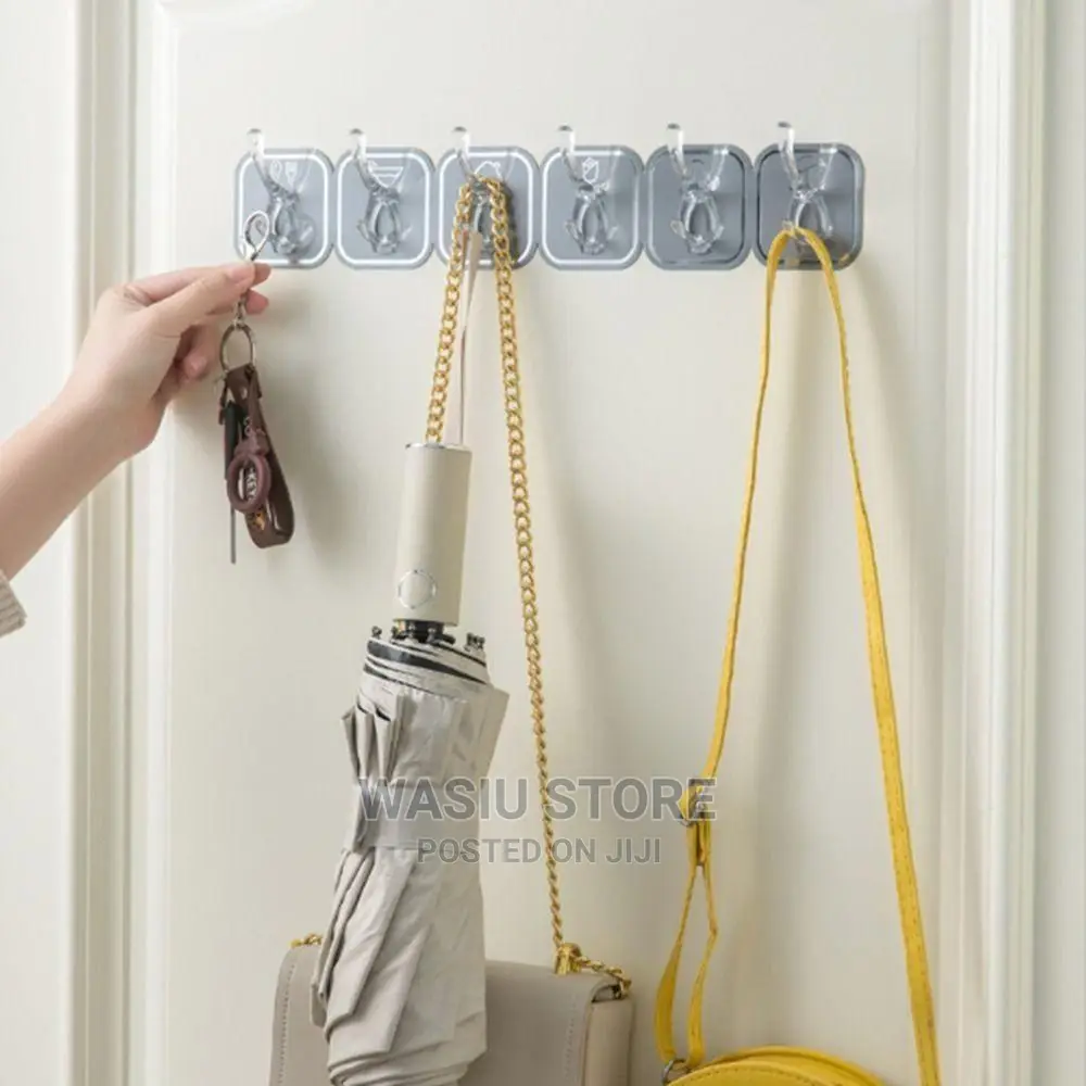 Self-Adhesive Hooks 6 Pieces