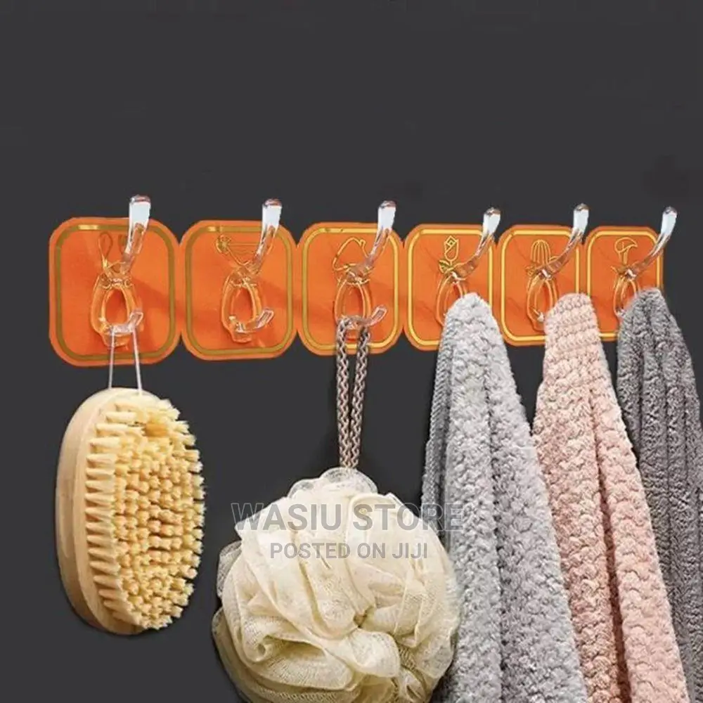 Self-Adhesive Hooks 6 Pieces