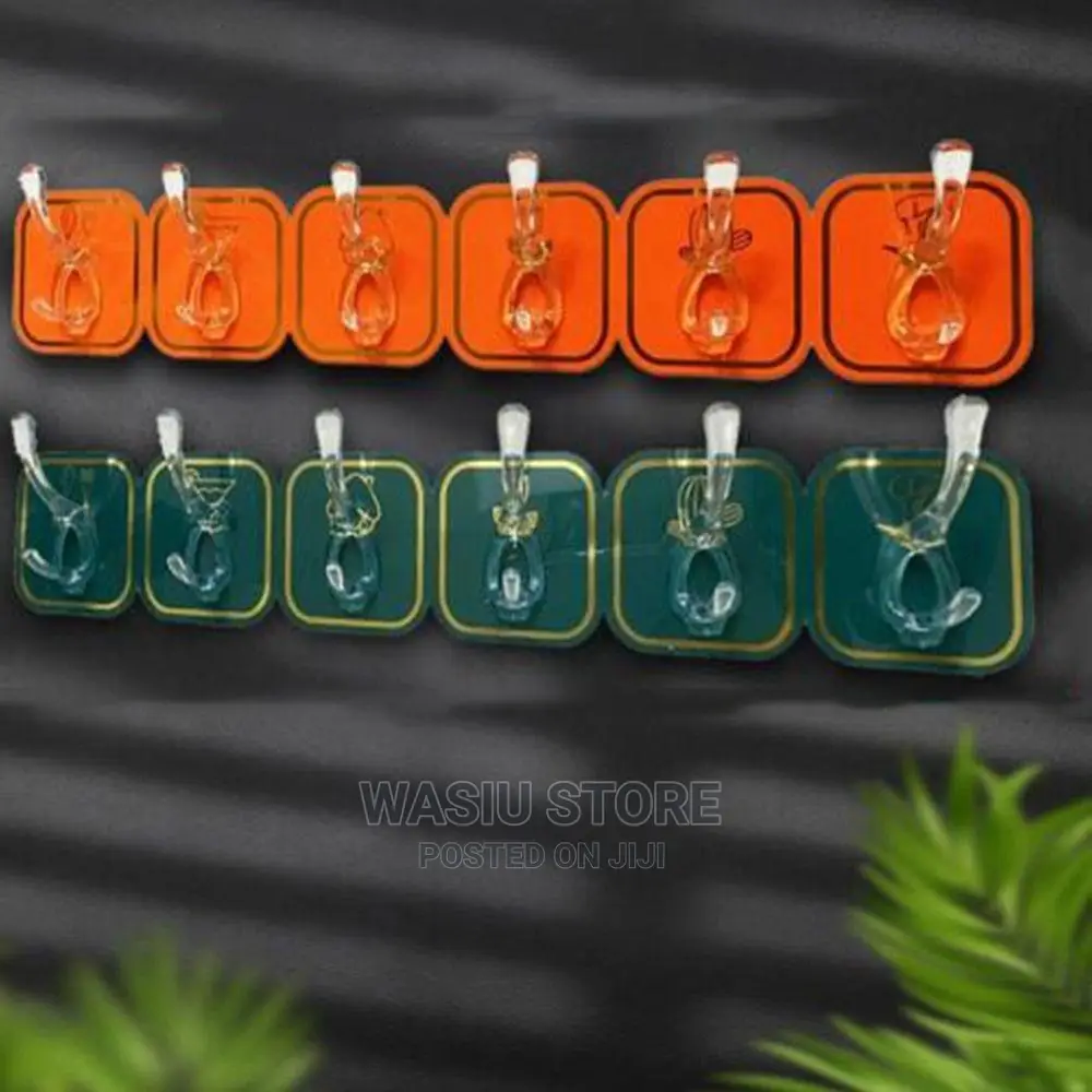 Self-Adhesive Hooks 6 Pieces