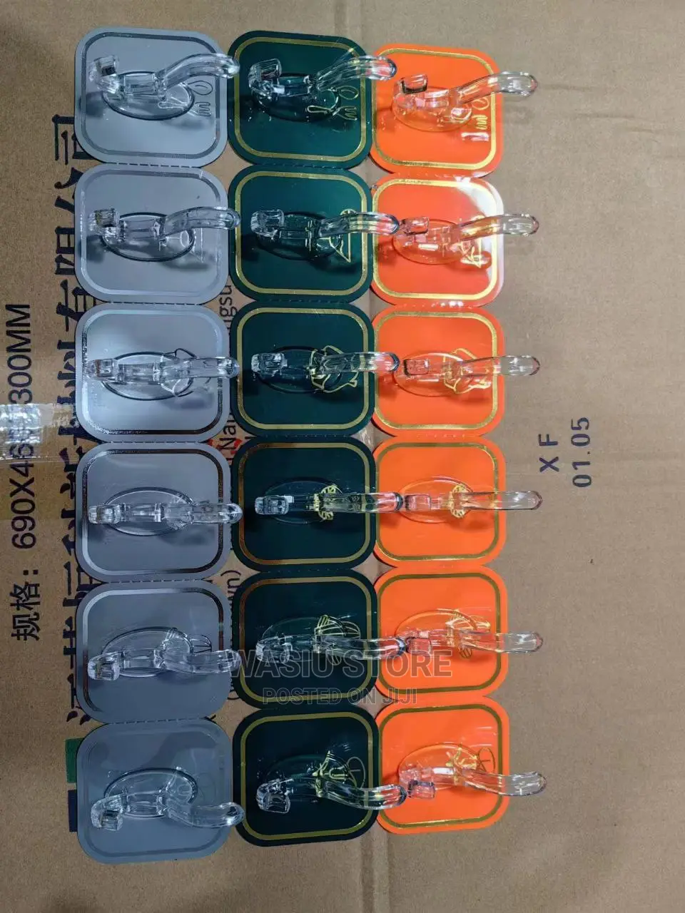 Self-Adhesive Hooks 6 Pieces