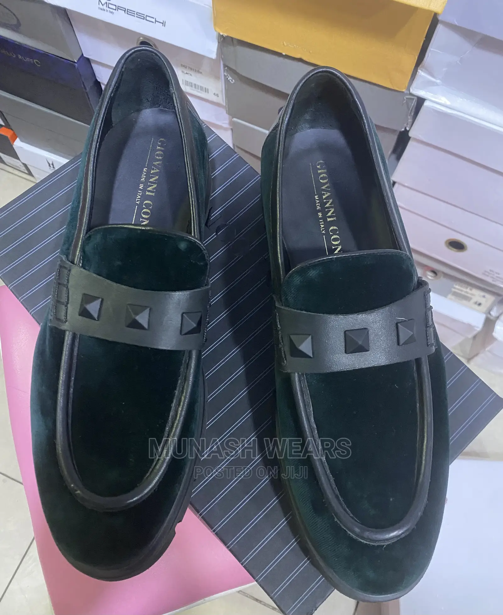 Italian Velvet Giovanni Conti Shoe