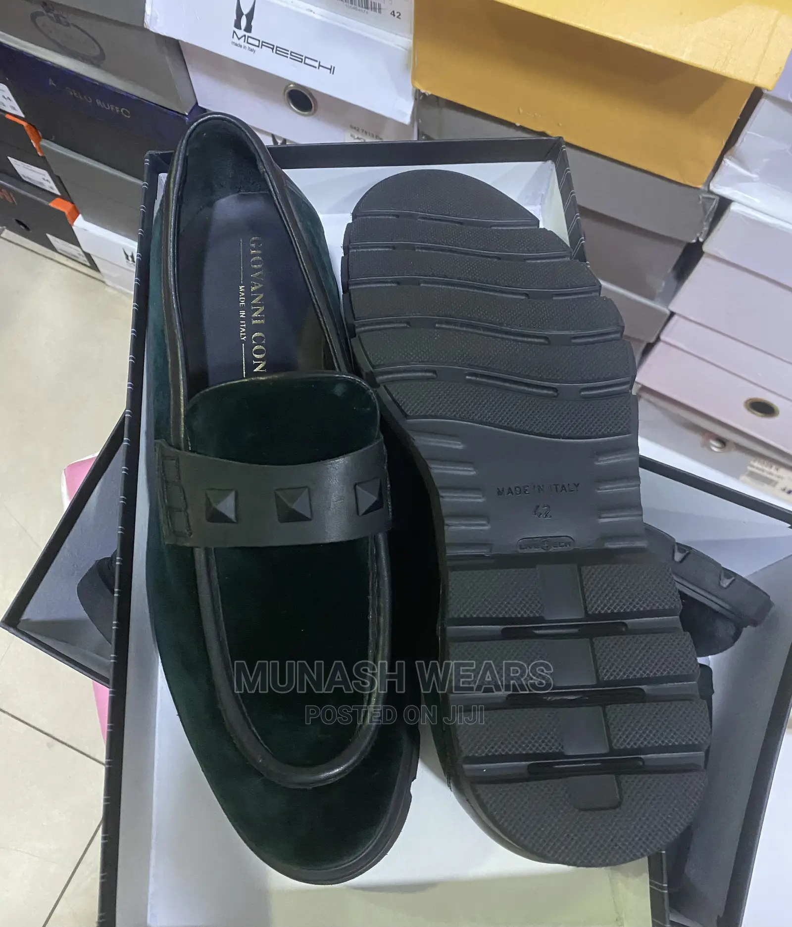 Italian Velvet Giovanni Conti Shoe