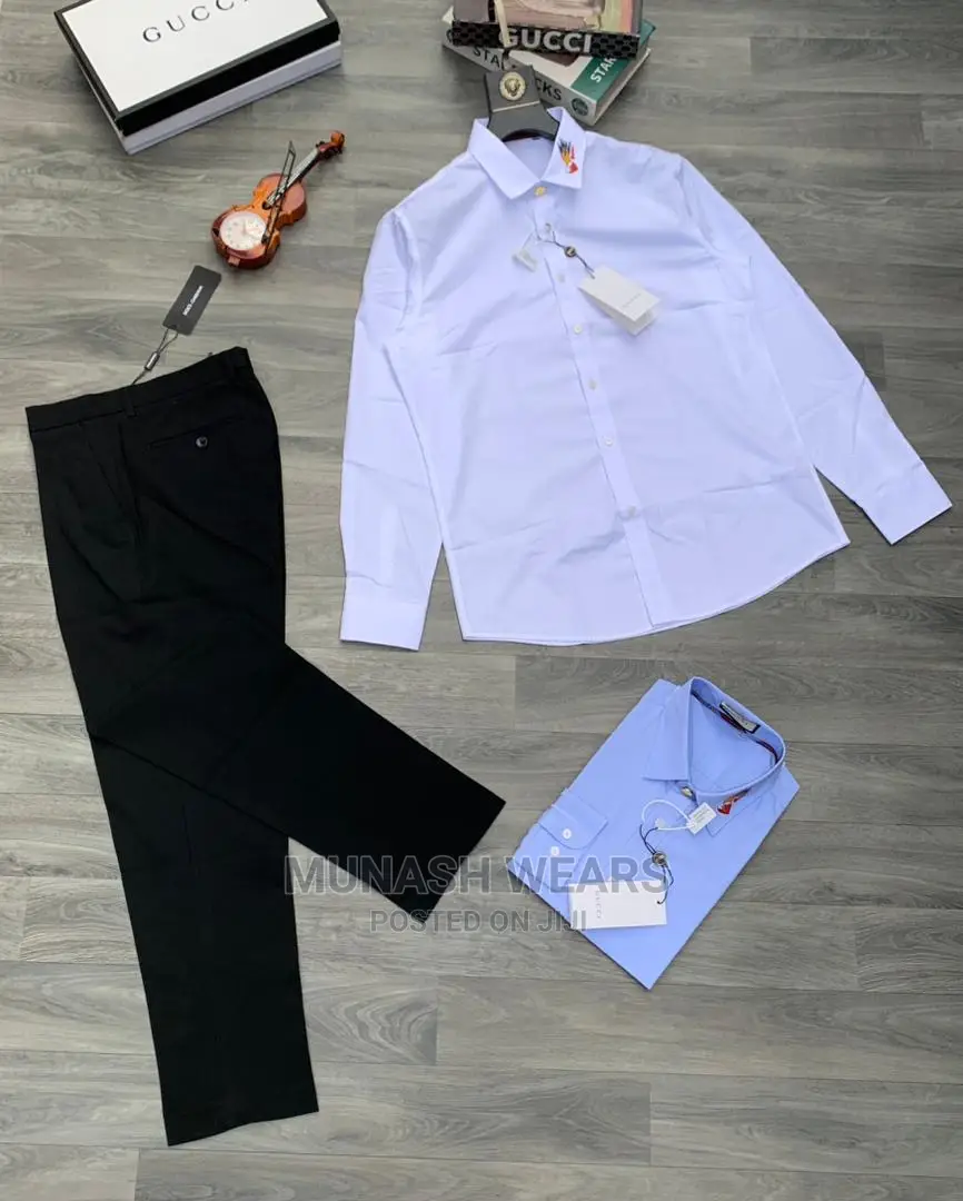 Men Luxury Shirt and Pant Trouser Outfits