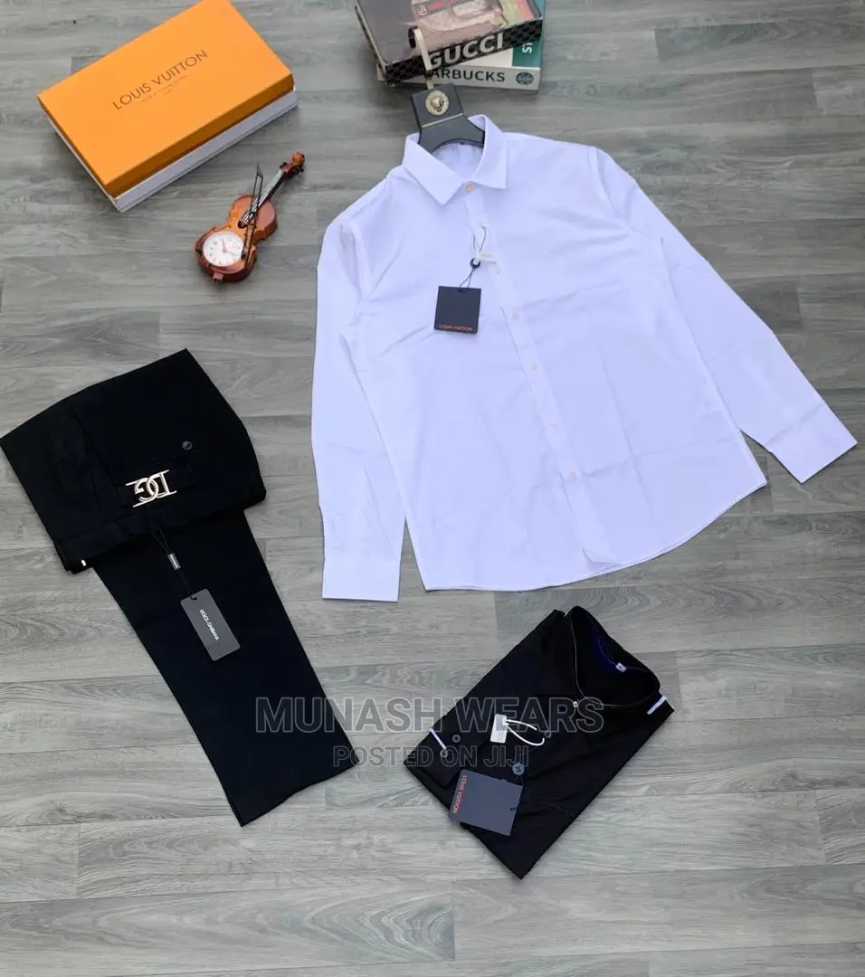 Men Luxury Shirt and Pant Trouser Outfits