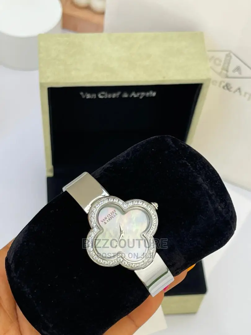 Original VAN CLEEF ARPELS Silver Steel Available in Store