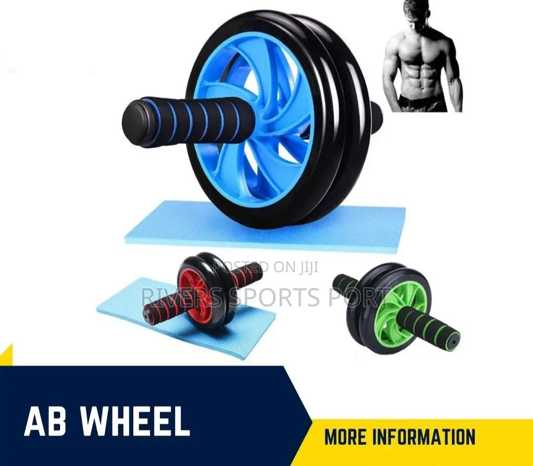 Super Mute Non-Slip Double Wheel Abdominal Ab Wheel Roller