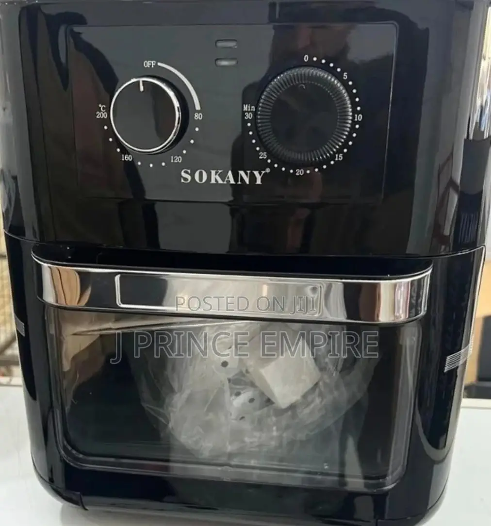 Sokany Af-003 Super Air Fryer - 12 L - 1700w - Black