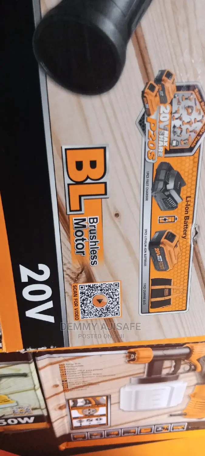 Cordless Angle Grinder Brushless Motor 20v