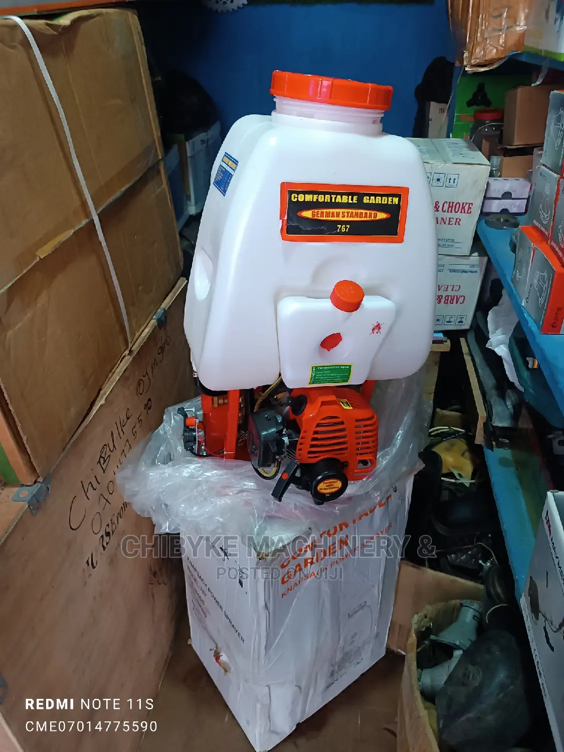 Comfortable Garden 2-Stroke Chemical Sprayer With Pump