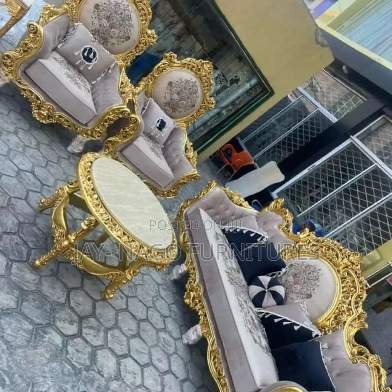 Royal Executive Golden Turkey Sofa Chair