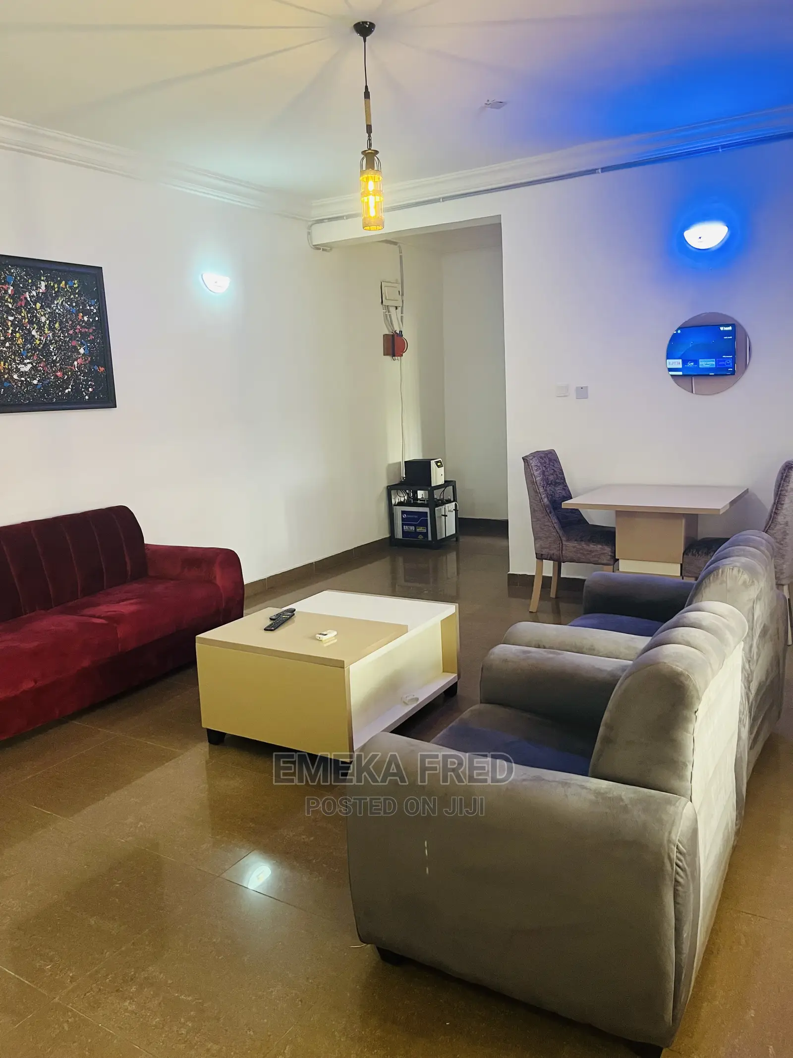 One Bedroom and Parlor 24hrs Light + Wifi Jabi