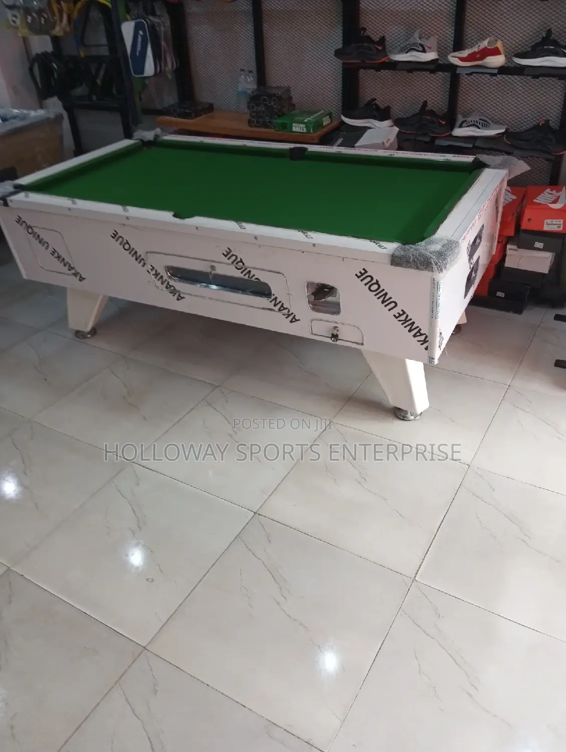 Pleasant Marble and Coin Snooker Table