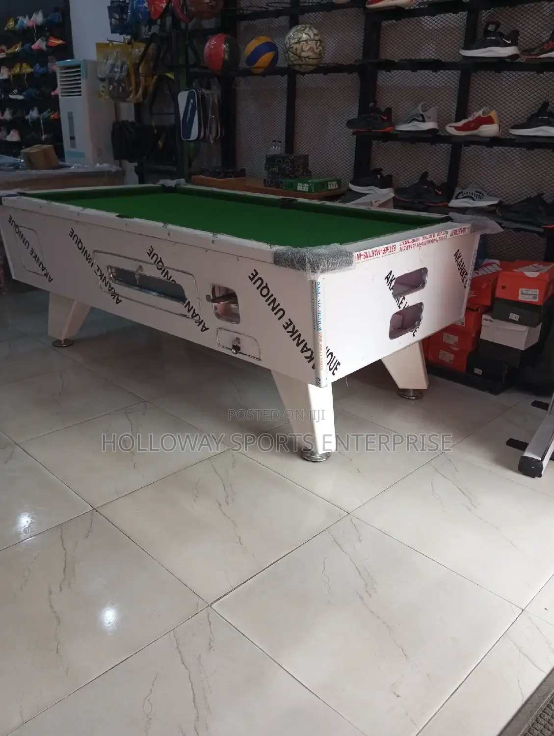 Attractive Marble And Coin Snooker Table