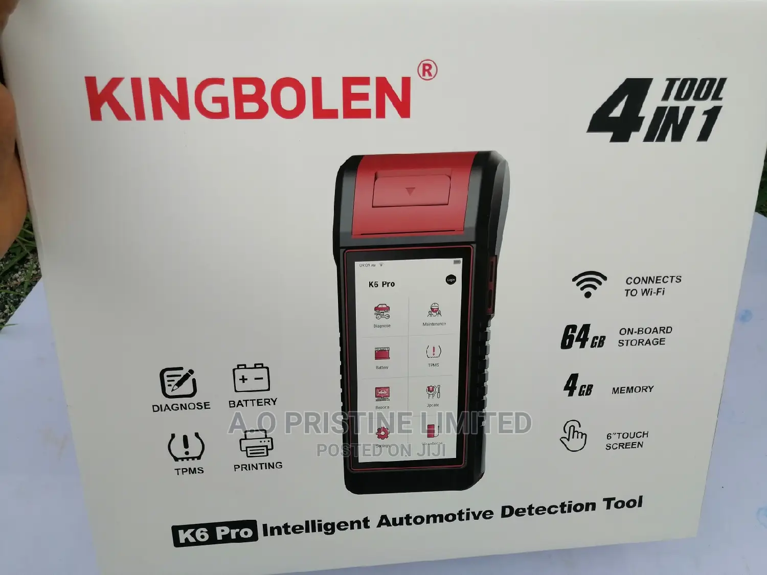 Kingbolen Pro All Car Diagnostic With Online Ecu Coding