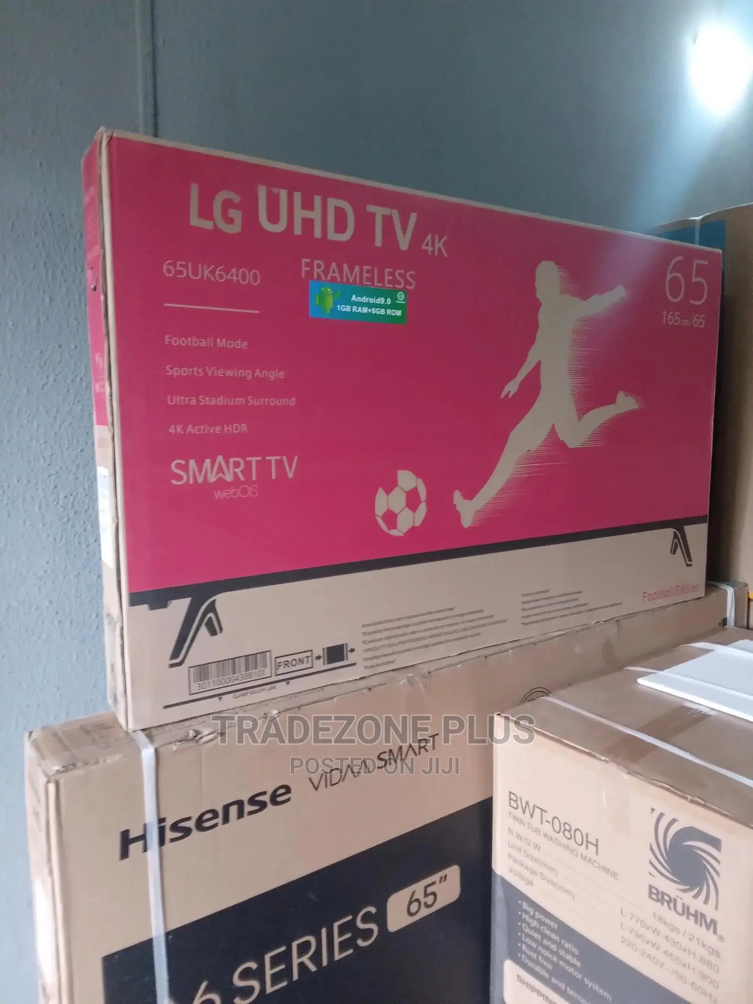 The New Lg 65 Inch Smart Tv+Youtube+Remote Control+Av