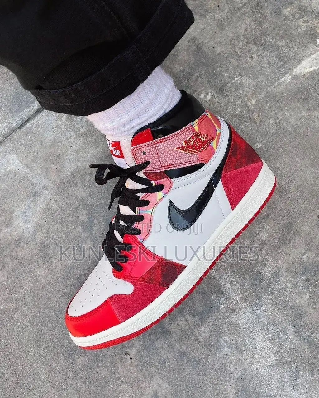 Original Air Jordan 1 High OG Next Chapter Spiderman Sneaker