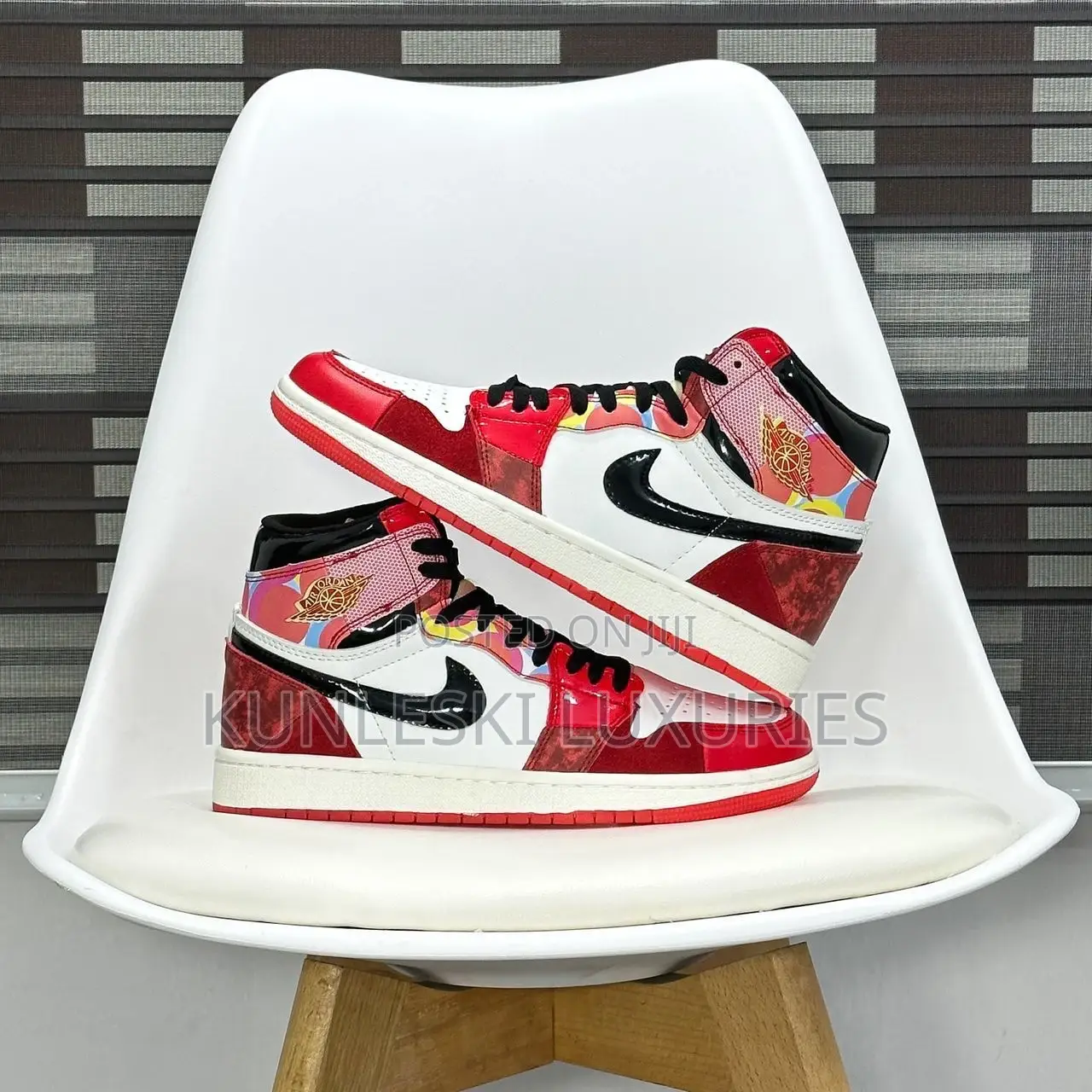 Original Air Jordan 1 High OG Next Chapter Spiderman Sneaker