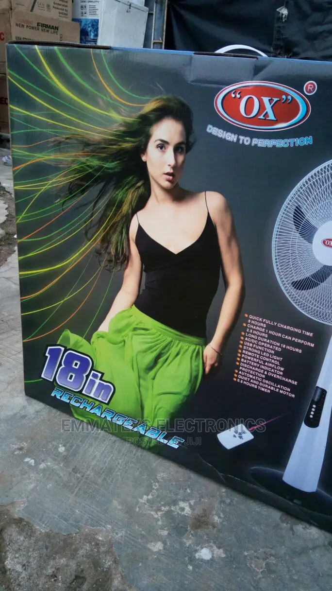 OX Reachargable Fan