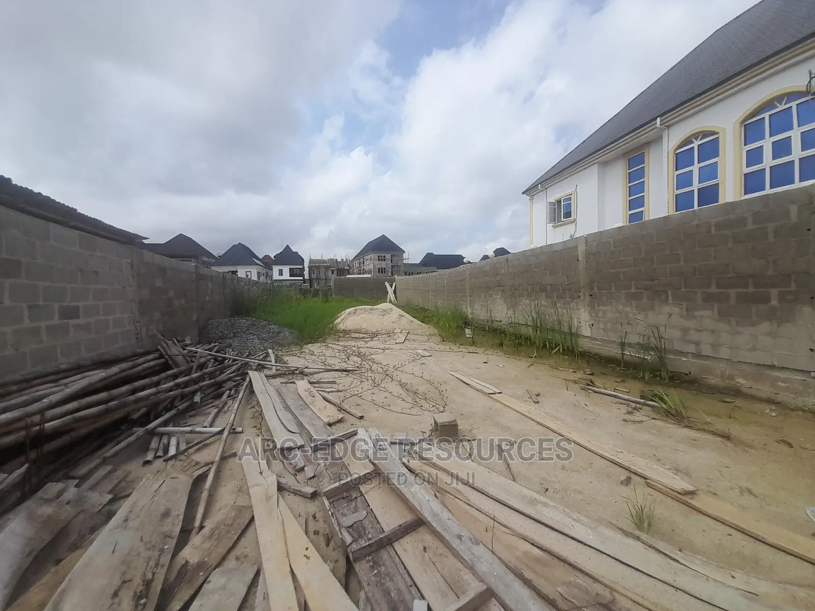 Sandfilled, Fenced and Gated Land