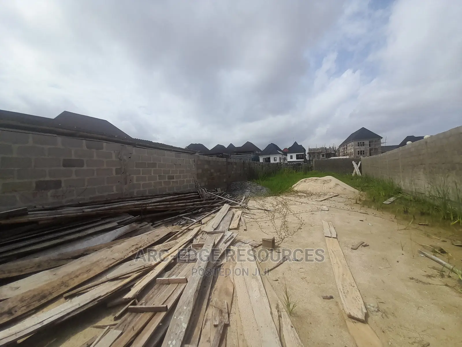 Sandfilled, Fenced and Gated Land