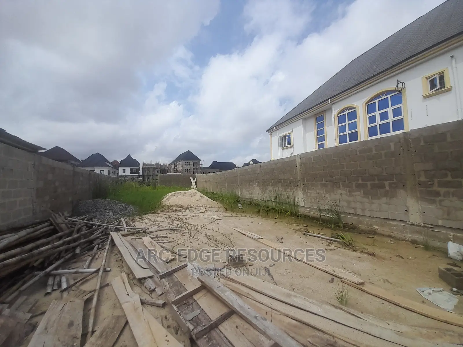 Sandfilled, Fenced and Gated Land